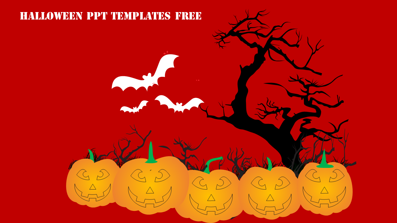 Free - Affordable Halloween PPT Templates Free Download Slide